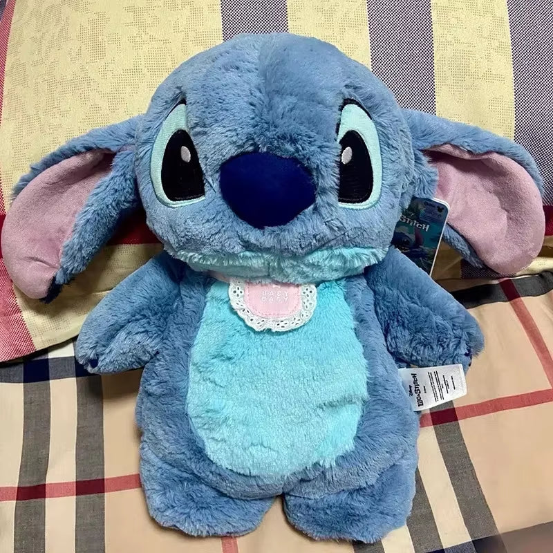 Aoger Disney Stitch Anime Winter Extra Large Plush Hot Water Bottle Women'S Home Water Filling Hand Warmer Holiday Gift Girl