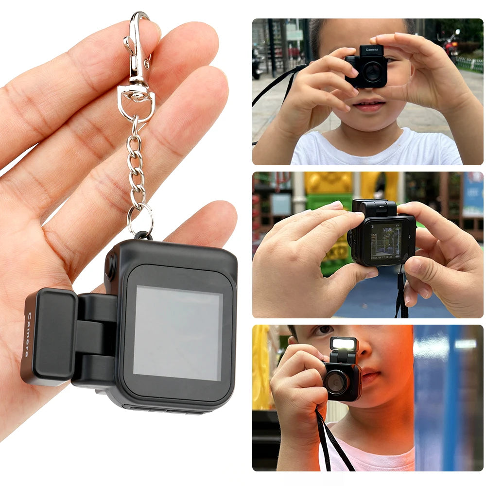 HD1080P Mini Camera Portable Pocket Cam with LCD Screen Digital Camera with Flash Light Video Recorder Student Small Camcorder