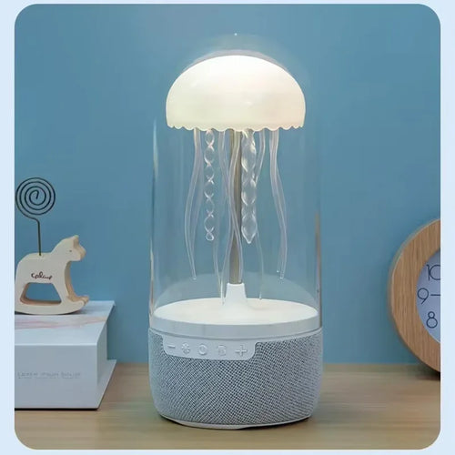 K19 Creative Portable Colorful Jellyfish Lamp Bluetooth Speaker Hifi Stereo 3D Surround Subwoofer Home Theater Sound System