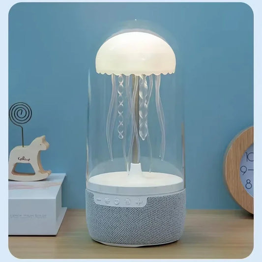 K19 Creative Portable Colorful Jellyfish Lamp Bluetooth Speaker Hifi Stereo 3D Surround Subwoofer Home Theater Sound System