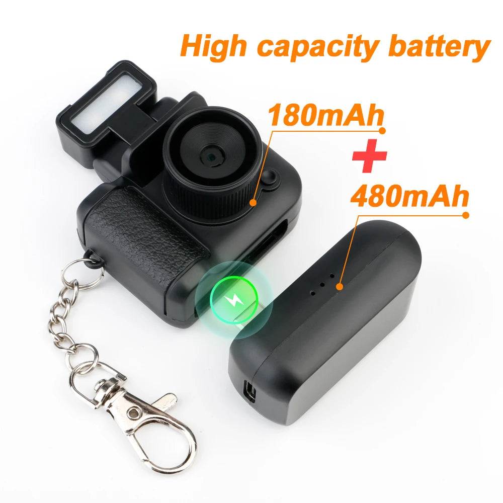 HD1080P Mini Camera Portable Pocket Cam with LCD Screen Digital Camera with Flash Light Video Recorder Student Small Camcorder